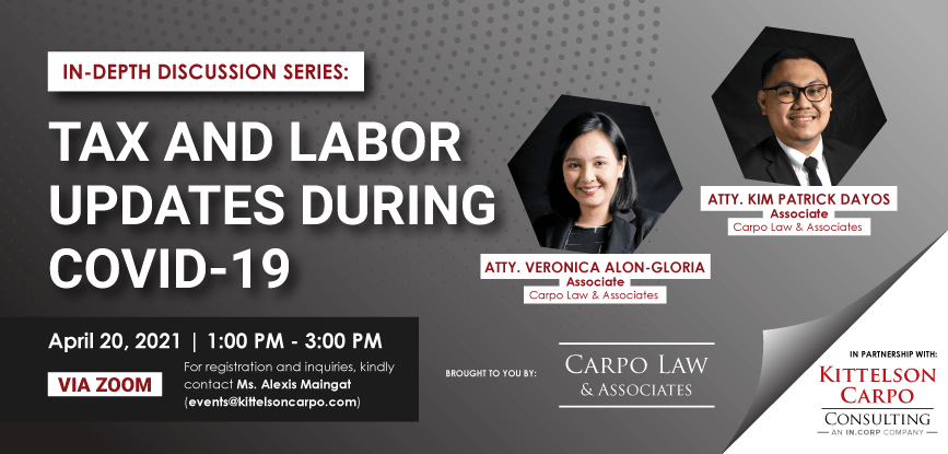 Tax and Labor Updates during COVID-19