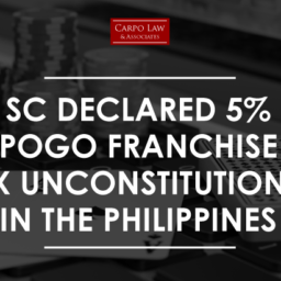 SC Declared 5% POGO Franchise Tax Unconstitutional