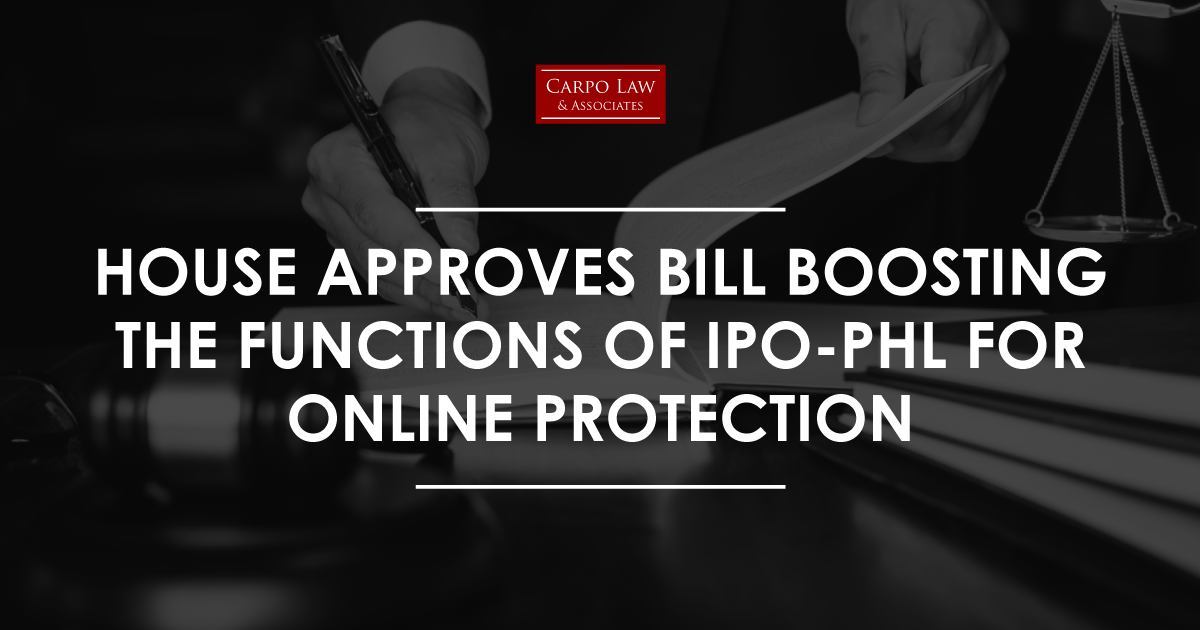 House Approves Bill Strengthening the Functions of IPO-PHL