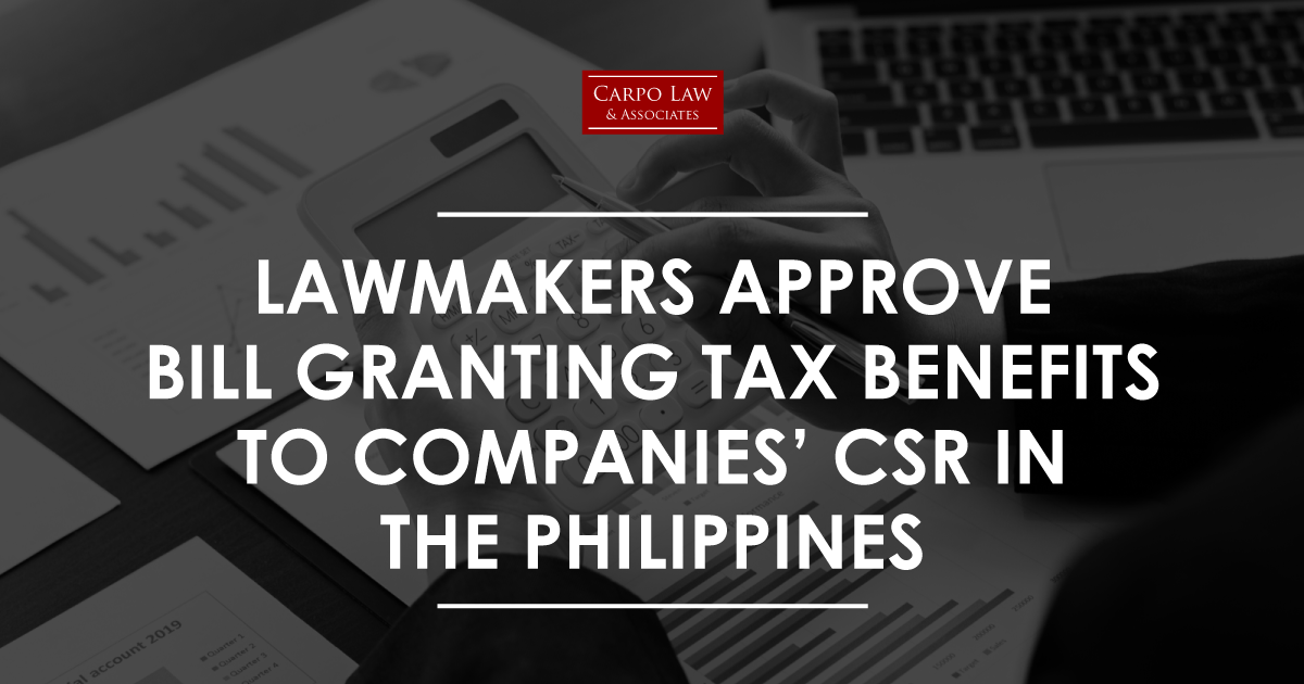 Bill Providing Tax Perks to Companies' CSR Approved by Solons