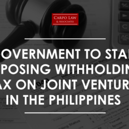 Government to Start Imposing Withholding Tax on Joint Ventures